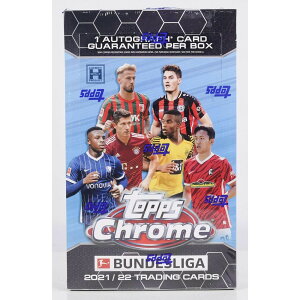 �T�b�J�[ 2021/22 Topps Chrome Bundesliga Soccer Hobby Box ���M�T�C���J�[�h1������