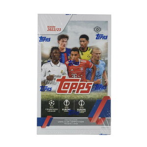 �T�b�J�[ 2022/23 Topps UEFA Club Competitions Soccer Hobby Box �z�r�[�{�b�N�X �s���N�X�p�[�N�����X�^�[�{�[���p����������