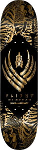 Powell Peralta Skeleton Flight �X�P�[�g�{�[�h �f�b�L Gold Foil 8.63�C���`