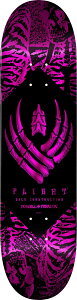 Powell Peralta Skeleton Flight Skateboard Deck Pink Foil 8.0 x 31.45 �X�P�[�g�{�[�h �f�b�L