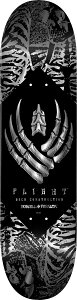 Powell Peralta Skeleton Flight �X�P�[�g�{�[�h �f�b�L Silver Foil 8.25 x 31.95
