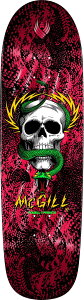 Powell Peralta Mike McGill Skull & Snake Flight �X�P�[�g�{�[�h �f�b�L 9.01�C���` Red Foil