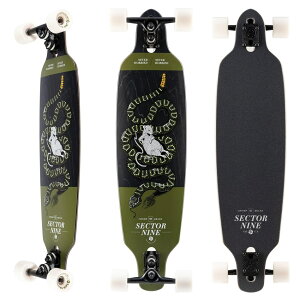 Sector 9 Fractal Rattler �����O�{�[�h �R���v���[�g 36.0 x 9.0 �X�P�[�g�{�[�h �J�[�r���O