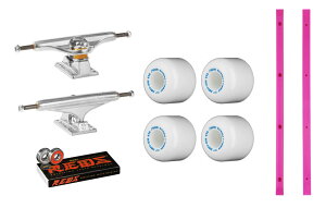 INDEPENDENT Stage 11 159 �g���b�N Powell Peralta Mini-Cubic �E�B�[�� Bones Reds �x�A�����O ���[���o�[ �Z�b�g 8.75