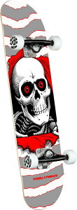 Powell Peralta Ripper �X�P�[�g�{�[�h �R���v���[�g Silver 8.0 x 31.45 �V���o�[