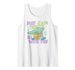 �X�^�[�E�H�[�Y �}���_�����A�� The Mandalorian �O���[�O�[ Grogu May The 4th Be With You �f�U�C�� �^���N�g�b�v