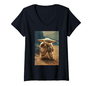 �X�^�[�E�H�[�Y �}���_�����A�� The Mandalorian �O���[�O�[ Grogu �t�H�[�X �|�X�^�[�f�U�C�� V�l�b�N T�V���c ���� ���f�B�[�X