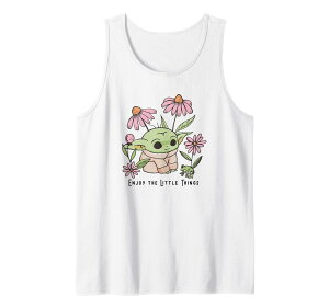 �X�^�[�E�H�[�Y �}���_�����A�� The Mandalorian �O���[�O�[ Grogu Enjoy The Little Things �^���N�g�b�v