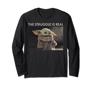�X�^�[�E�H�[�Y �}���_�����A�� The Mandalorian �U�E�`���C���h The Child �O���[�O�[ Grogu The Struggle Is Real �f�U�C�� �����OT�V���c ���� ���j�Z�b�N�X