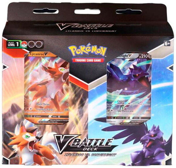 ポケモン英語版 Pokemon V Battle Decks Lycanroc V vs Corviknight V ダブルデッキセット