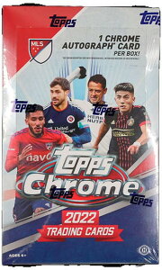 �T�b�J�[ 2022 Topps Chrome MLS Soccer Hobby Box �z�r�[�{�b�N�X ���W���[���[�O�T�b�J�[ ���M�T�C������