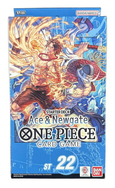 ワンピースカード英語版 2024 One Piece TCG Ace and Newgate Starter Decks Display ホビーボックス 白ひげ海賊団テーマ