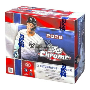 MLB 2026 Topps Chrome Baseball Jumbo Hobby Box �W�����{�z�r�[�{�b�N�X ���M�T�C��2������
