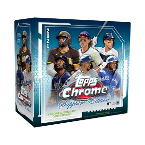 MLB 2021 Topps Chrome Baseball Sapphire Edition Box �T�t�@�C�A����� �T�C���J�[�h����