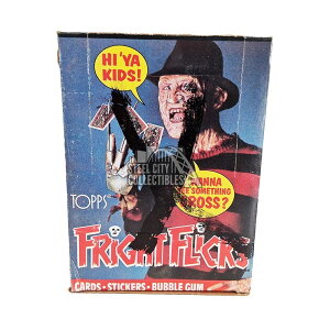 �t���C�g�E�t���b�N�X 1988 Topps Fright Flicks �p��� �z�r�[�{�b�N�X �z���[�f��