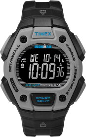 Timex メンズ TW2U30200 アイアンマン Classic 30 Black/Gray/Blue Resin Strap Watch タイメックス腕時計 並行輸入品