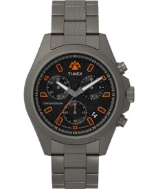 Timex メンズ Expedition North Field 43mm Watch - Titanium Bracelet Black Dial Titanium Case タイメックス腕時計 並行輸入品