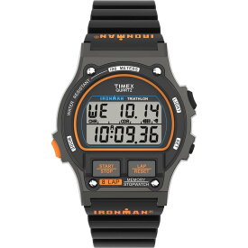 Timex メンズ アイアンマン Classic 42mm Watch - Black Strap Digital Dial Gray Case タイメックス腕時計 並行輸入品