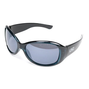 ●LSDデザイン 偏光サングラス Dフライマン クリアブルーブラック/ライトスモークシルバーミラー