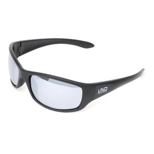 ●LSDデザイン 偏光サングラス Dフライマンスリム マットブラック/スーパーミラー