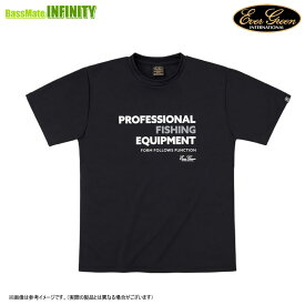 ●エバーグリーン　EGドライTシャツ(半袖) Gタイプ(ブラック) 【メール便配送可】 【まとめ送料割】