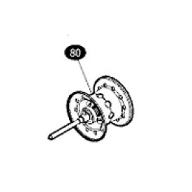 ●シマノ　16 メタニウムMGL XG (8.5) 左ハンドル (03535)用 純正標準スプール (パーツ品番105)　【キャンセル及び返品不可商品】 【まとめ送料割】