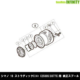 ●シマノ　16 ストラディックCI4+ C2500S (037756)用 純正標準スプール (パーツ品番13CES)　【キャンセル及び返品不可商品】 【まとめ送料割】