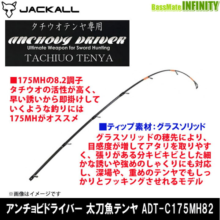 楽天市場】○ジャッカル アンチョビドライバー 太刀魚テンヤ ADT 