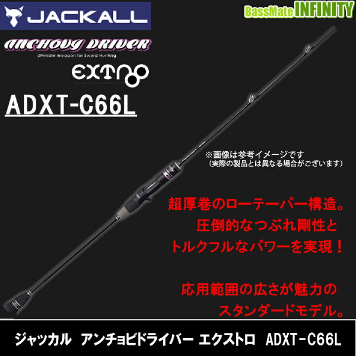楽天市場】○ジャッカル アンチョビドライバー エクストロ ADXT-C66L 