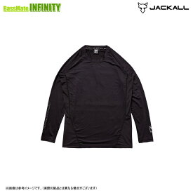 【SALE20％OFF】ジャッカル　フィールドテック クールインナーシャツ (ブラック) 【メール便配送可】 【まとめ送料割】【bs014】