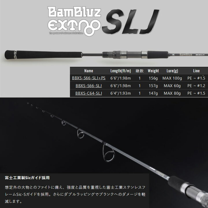 楽天市場】○ジャッカル BamBluz EXTRO バンブルズ エクストロ SLJ 