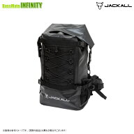 ●ジャッカル　ウォータープルーフバックパック M (ブラック) 【まとめ送料割】