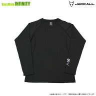 ●ジャッカル　UVストレッチロングT LT-B001 ブラック 【メール便配送可】 【まとめ送料割】【26jap】