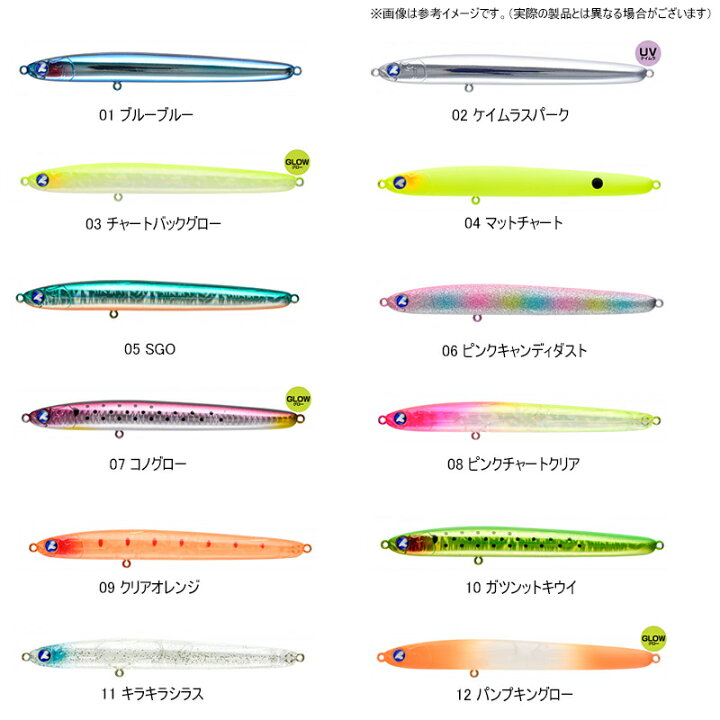 楽天市場】ブルーブルー アウトスター 120S入り！人気シーバスルアー3 