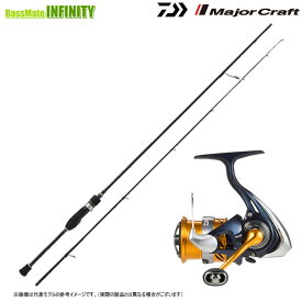 【アジング入門セット】【購入特典（メジャークラフト ルアー1点）贈呈】●メジャークラフト　鯵道 アジドウ 1G AD1-S682L＋ダイワ　24 レブロス LT2000S-XH