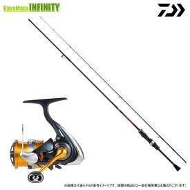 【アジ・メバル入門セット】●ダイワ　アジメバル X 76L-S＋ダイワ 24 レブロス LT2000S