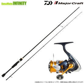 【メバル入門セット】●【今ならメバリング用ワーム1点プレゼント】メジャークラフト　ロックライバー 1G RVL1-T762L (チューブラーモデル)＋ダイワ　24 レブロス LT2000S-XH