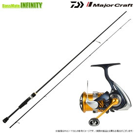 【メバル入門セット】●【今ならメバリング用ワーム1点プレゼント】メジャークラフト　ロックライバー 1G RVL1-T802M (チューブラーモデル)＋ダイワ　24 レブロス LT2500S-XH