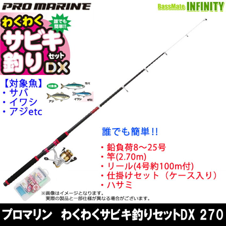 楽天市場】【在庫限定57％OFF】プロマリン わくわく サビキ釣りセット 