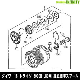 ●ダイワ　16 トライソ 3000H-LBD(4960652089180)用 純正標準スプール (部品コード6Z023039)　【キャンセル及び返品不可商品】 【まとめ送料割】