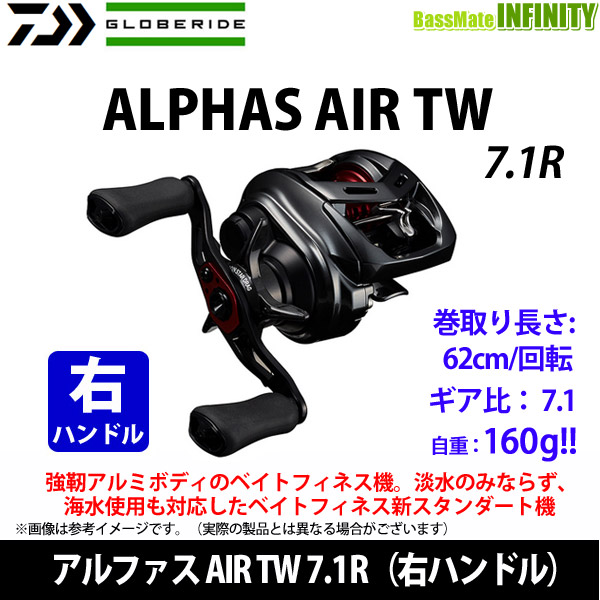 在庫有即出荷 20 アルファス AIR TW 8.6R 右ハンドル ダイワ(Daiwa