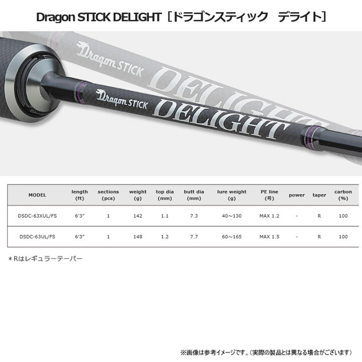 楽天市場】○バレーヒル ドラゴンスティックデライト DSDC-63XUL/FS 