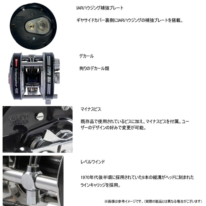 楽天市場】○アブガルシア Abu アンバサダー 4501 ストライパー  