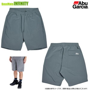 ●アブガルシア Abu ウォーターレジスタントフィッシングショートパンツ (グレー) 【まとめ送料割】 【メール便配送可】