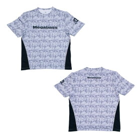 ●メガバス　GAME T-SHIRTS ゲームTシャツ (ホワイト) 【まとめ送料割】