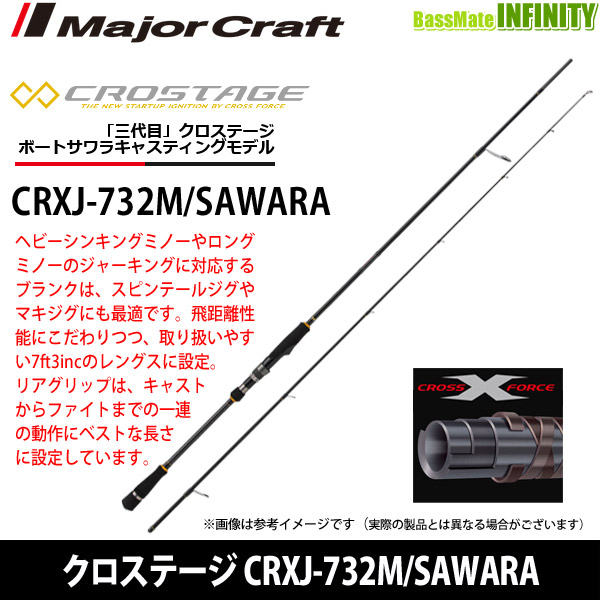 楽天市場】メジャークラフト クロステージ CRXJ-732M/SAWARA ボート 