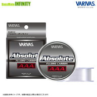 ●バリバス　アブソルート AAA フロロカーボン 80m (2.5-20lb) 【まとめ送料割】 【メール便配送可】