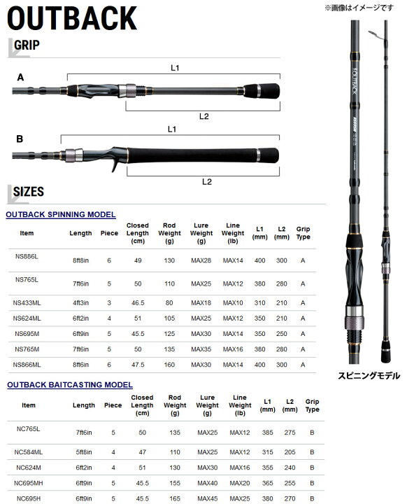 90 以上節約 テイルウォーク Outback アウトバック Ns765l スピニング 5ピース 並継ギ Riosmauricio Com 90 以上節約 テイルウォーク Outback アウトバック Ns765l スピニング 5ピース 並継ギ Riosmauricio Com