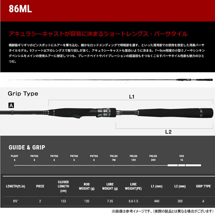 楽天市場】○テイルウォーク ハイタイド SSD 86ML : 釣具のバスメイト 