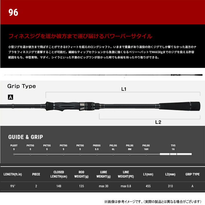 楽天市場】○テイルウォーク マイクロショアジギング SSD 96 : 釣具の 